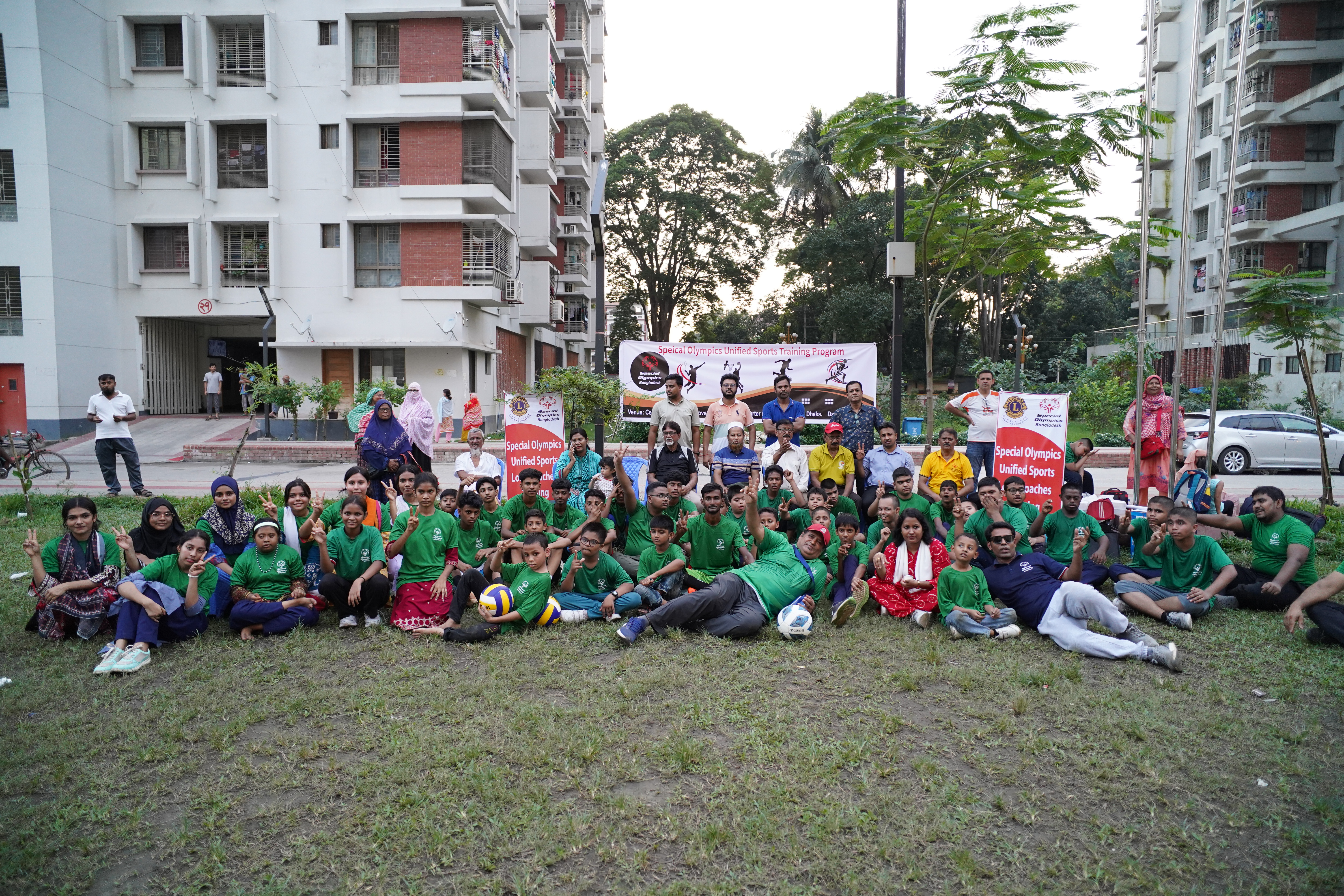 Special Olympics Bangladesh organized a Unified Sports Training Program at the Central Playground of the Government Officers’ Quarter (Zone-A), Azimpur, Dhaka.